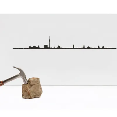 The Line City Skyline Silhouette Berlin