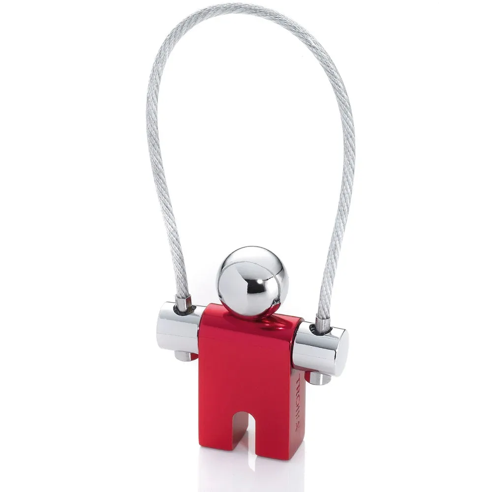 Keyring Jumper Red Chrome