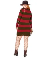 Adult Freddy Krueger Sweater Dress - A Nightmare on Elm Street