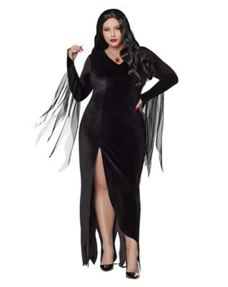  Spirit Halloween The Addams Family Adult Wednesday Addams  Costume | Officially Licensed | Group Costume : Clothing, Shoes & Jewelry