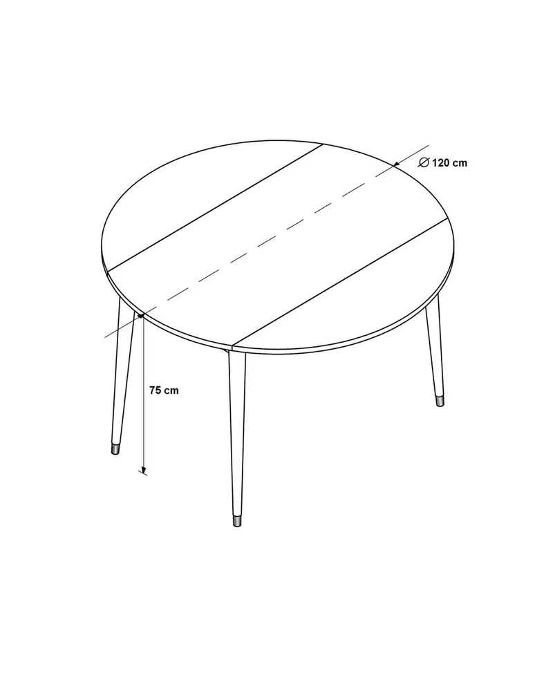 Mesa auxiliar Gabite de MDF