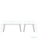 Mesa de comedor Gaia Yoco MDF