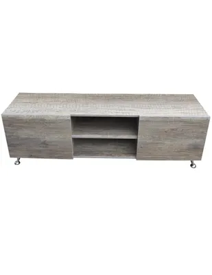 Centro de entretenimiento Hogare Italy Rustik Wood Mueble para TV de 70 pulgadas