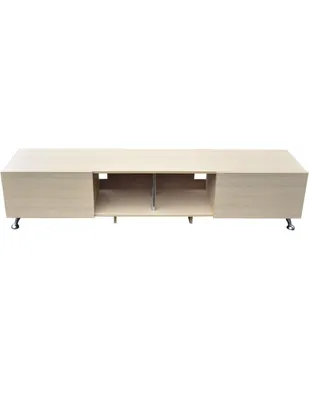 Centro de entretenimiento Hogare London 2 m Rustik Wood Mueble para TV 90 pulgadas