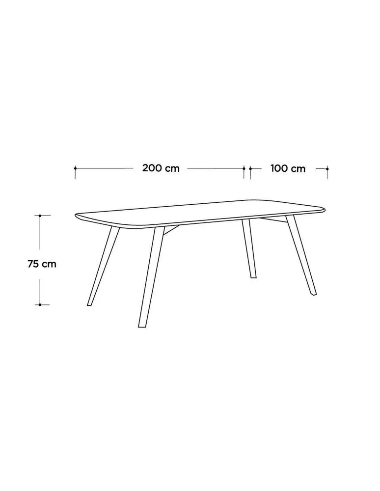 Mesa de comedor Gaia Talitha madera