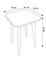 Mesa lateral Gabite Aristides de MDF y madera