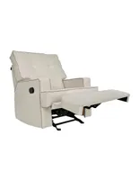 Reclinable mecedora Violanti Aspen estilo contemporáneo de tela