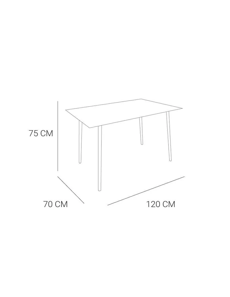 Mesa Moblum de metal