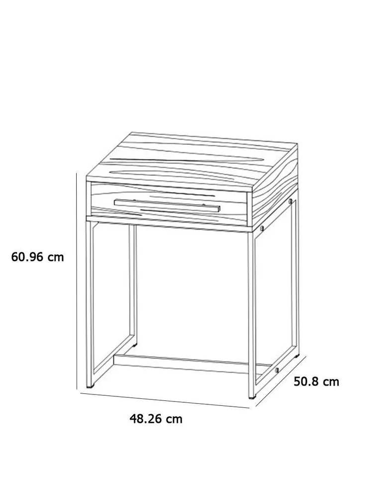 Mesa lateral SEI de metal