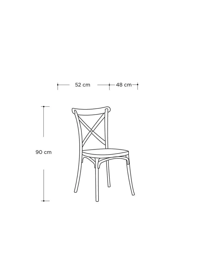 Silla GAIA Coronango de plástico