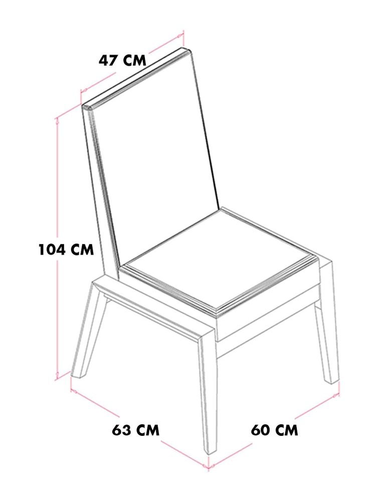 Silla Casagora Malbec de madera