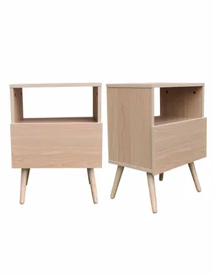 Set de 2 buro Hogare Mónaco madera