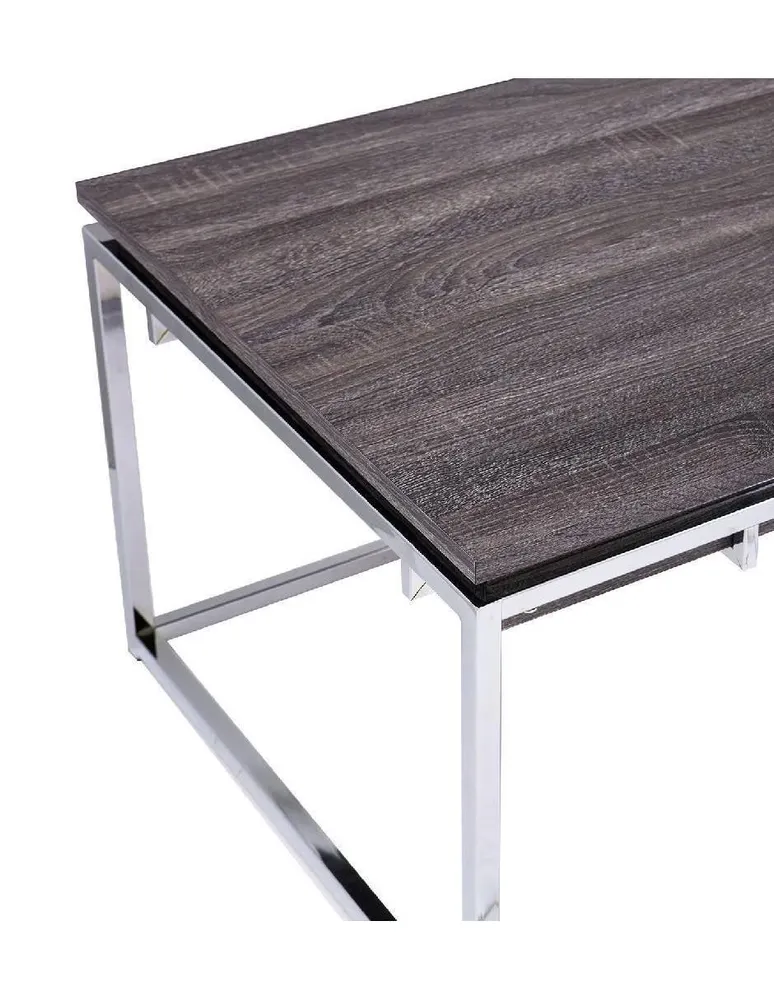 Mesa de centro rectangular SEI de madera