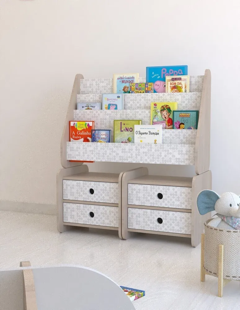 Librero Haus Kids Vértice Emilia clásico renovado