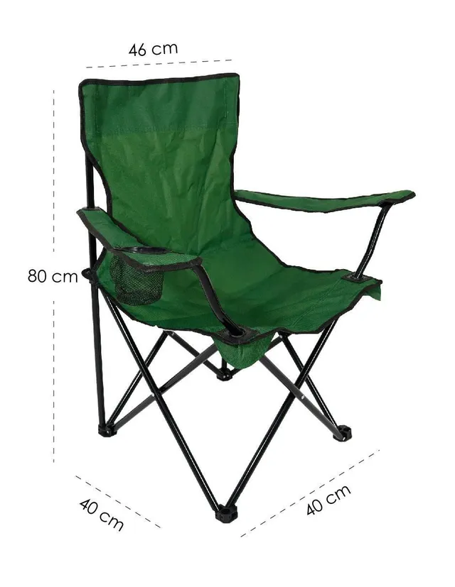 Silla plegable Stay Elit Camping de tela