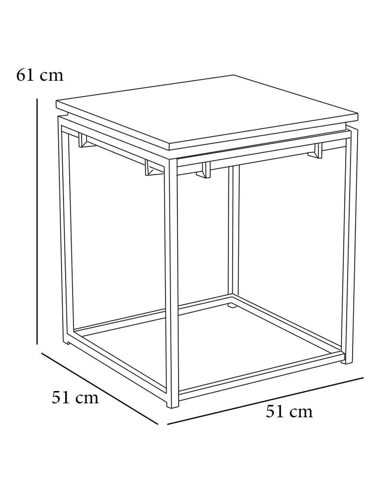 Mesa auxiliar SEI de madera