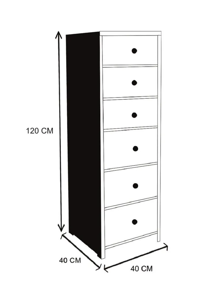 Cajonera Vaniglam Barby de mdf