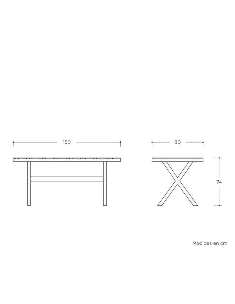 Mesa de comedor Gaia Alba madera