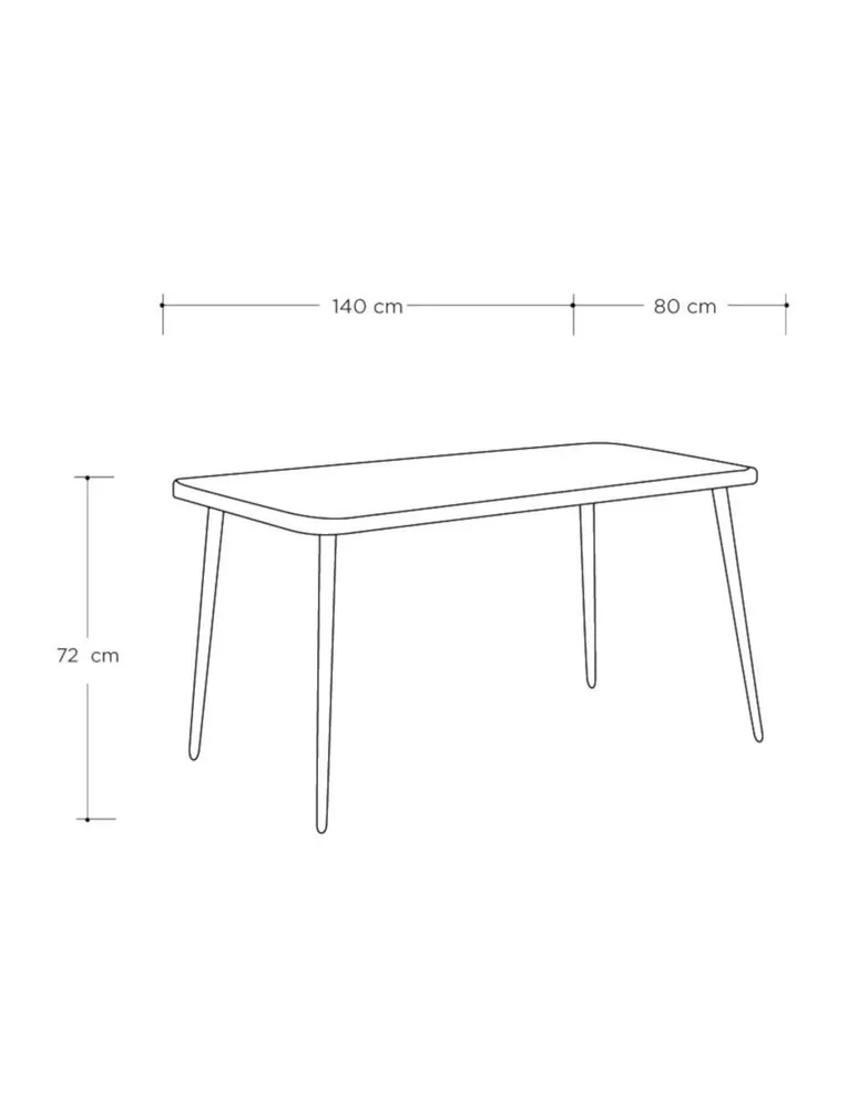 Mesa de comedor GAIA Teotepec de ratán