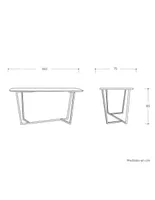 Mesa de comedor GAIA Chocamán mdf