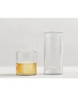 Vaso doble old fashion Hammered de cristal