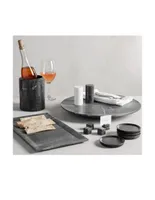 Set de Salero y Pimentero Black & With Marble