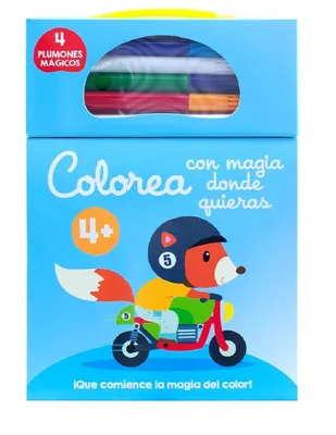 Libro para colorear con Plumones Mágicos Zorro