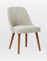 Silla Mid-Century de tela