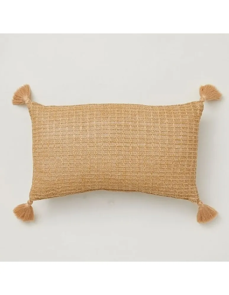 Cojín decorativo Faux Jute