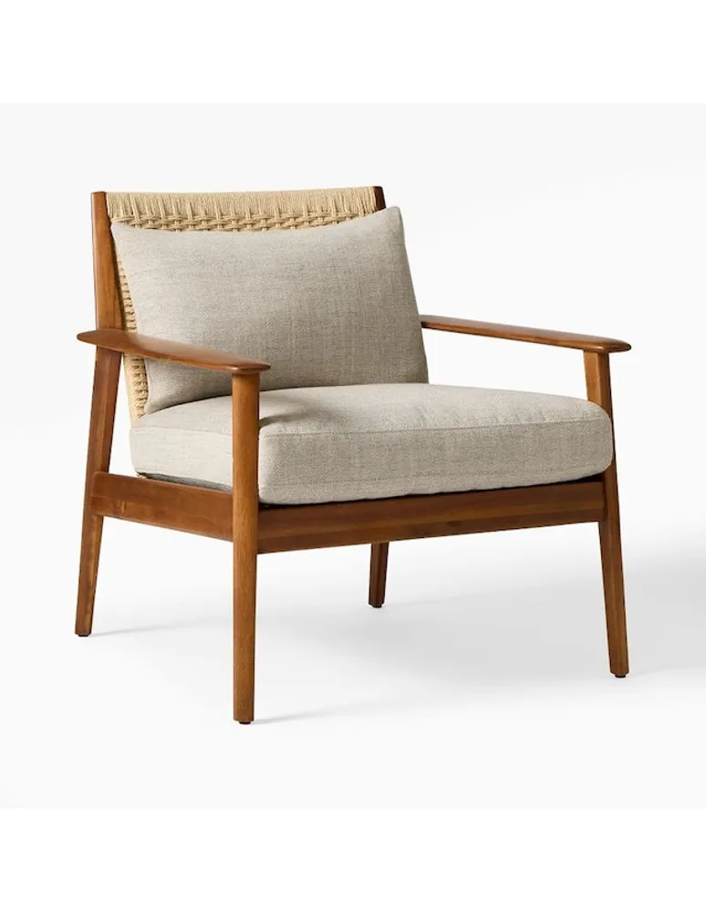 Sillón Chadwick estilo contemporáneo de madera