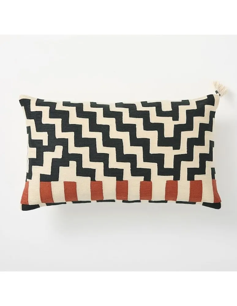 Funda cojín Offset Chevron