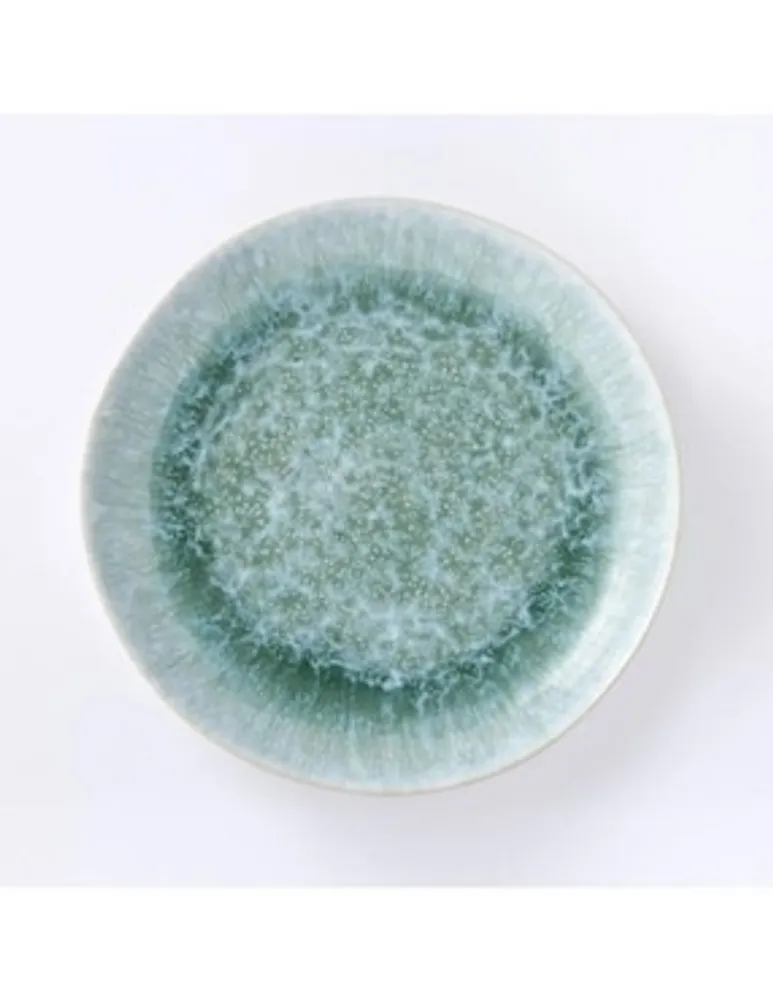 Plato trinche Reactive Glaze de gres