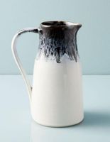 Jarra Reactive Glaze Negro