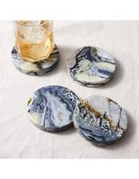 Set de portavasos Marble mármol 4 piezas