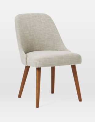 Silla Mid-Century de tela