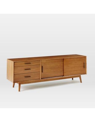 Consola Mid-Century de madera