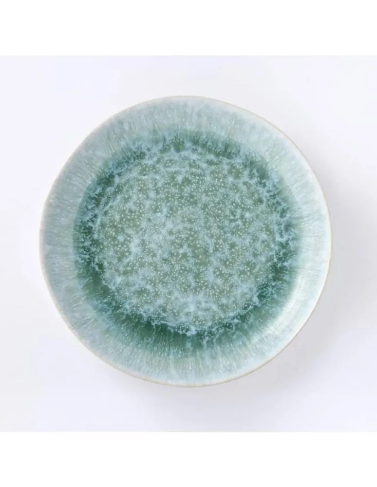 Plato trinche Reactive Glaze de gres