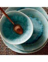 Plato trinche Reactive Glaze de gres