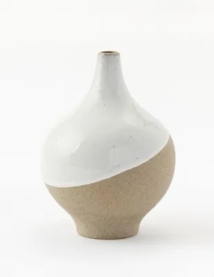 Florero Half Dipped Stoneware