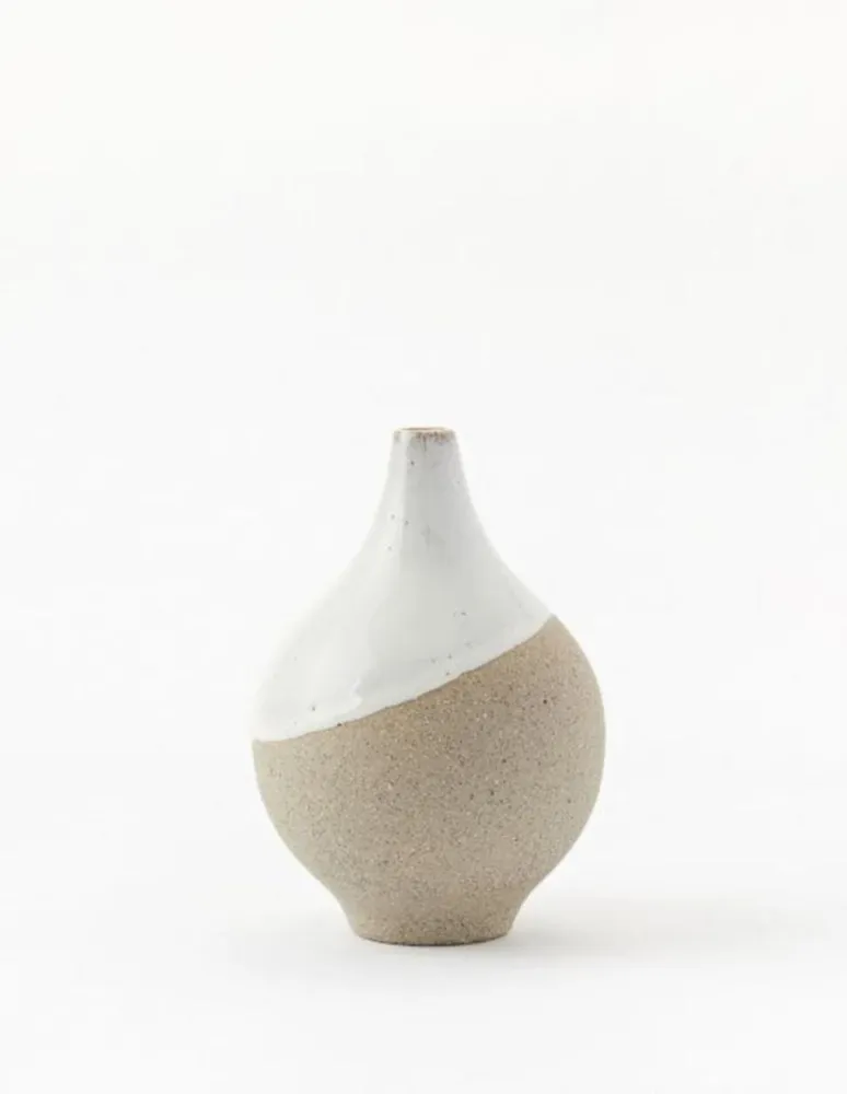 Florero Half Dipped Stoneware