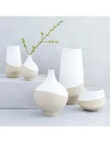 Florero Half Dipped Stoneware