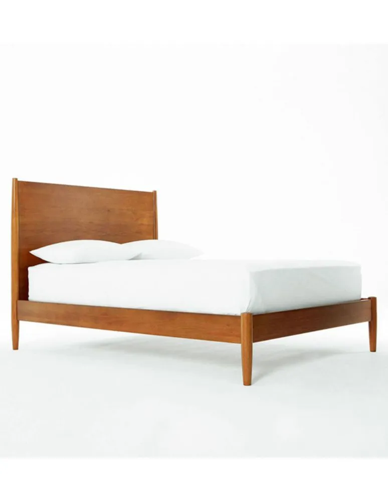 Cama Mid Century de madera