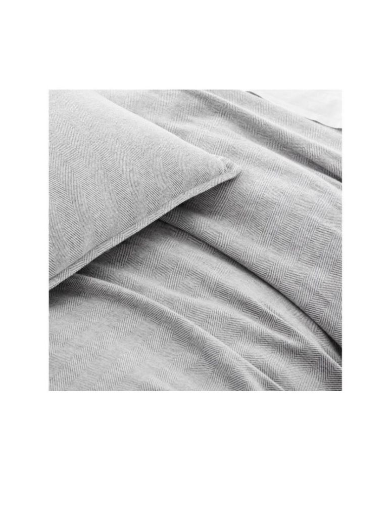 Duvet Organic Flannel Herringbone