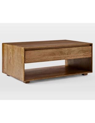 Mesa de Centro Anton Solid Wood Storage