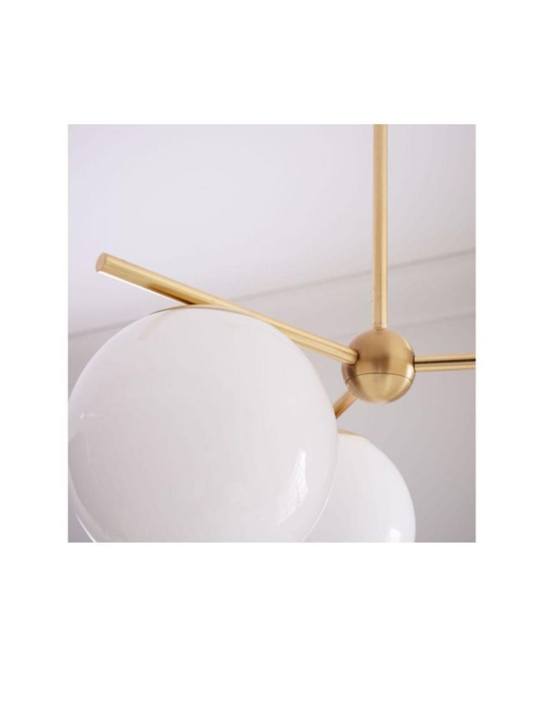 Lámpara colgante Sphere & Stem de cristal