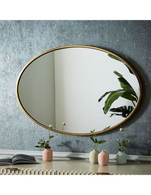 Espejo ovalado estilo contemporáneo