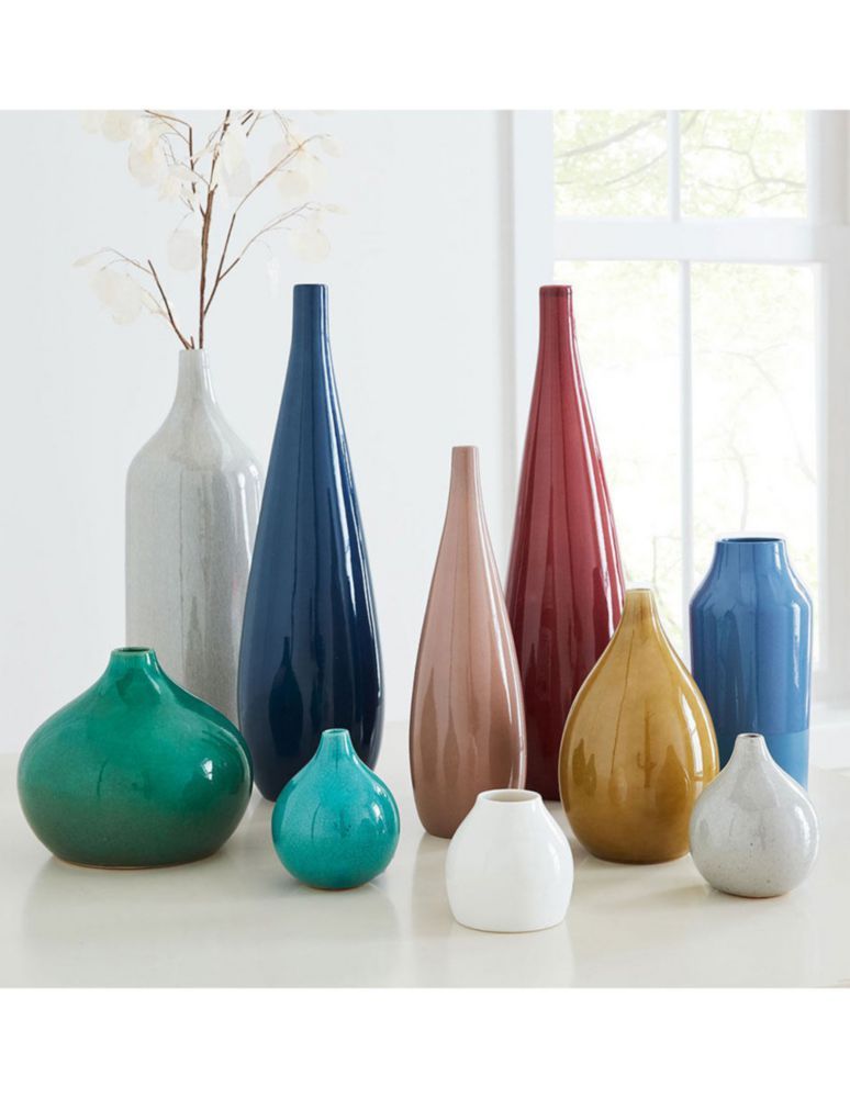 Florero Bright Ceramicist Teardrop de loza