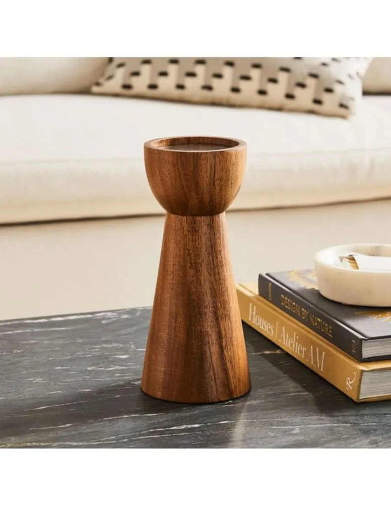 Portavela Pure Wood de madera