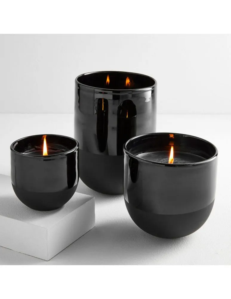 Vela Black Glass Collection