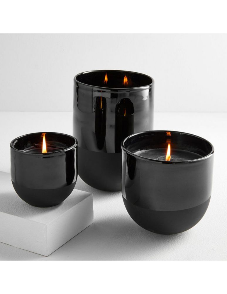 Vela Black Glass Collection